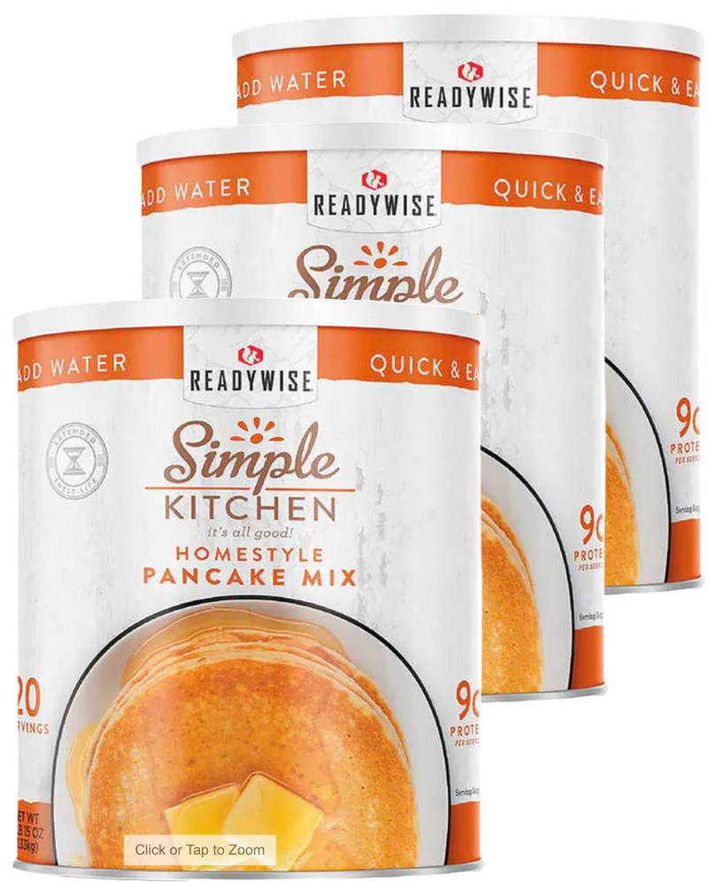 ReadyWise Simple Kitchen Pancake Mix, 3-pack