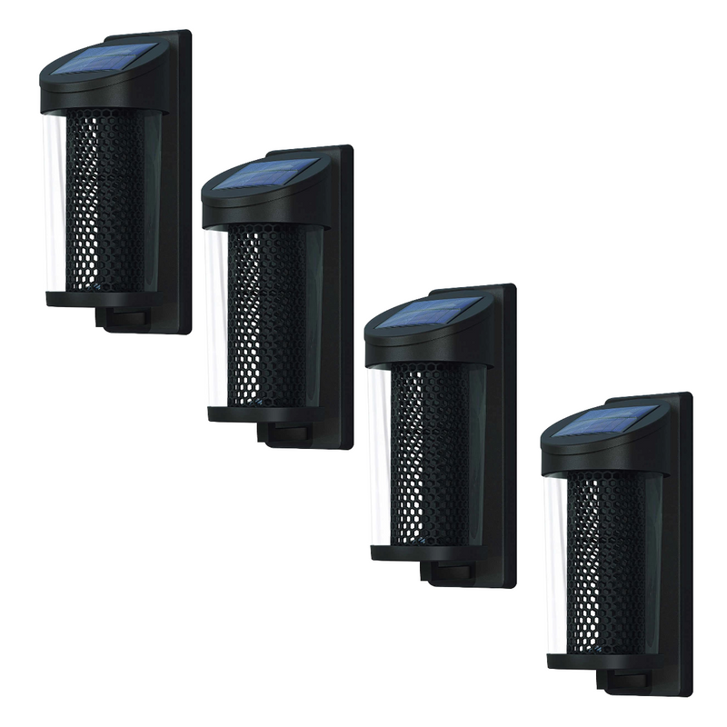 GTX Solar Post Wall Light, 4-pack