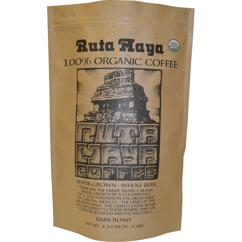 Ruta Maya Organic Dark Roast Coffee, 5 lbs ) | Home Deliveries