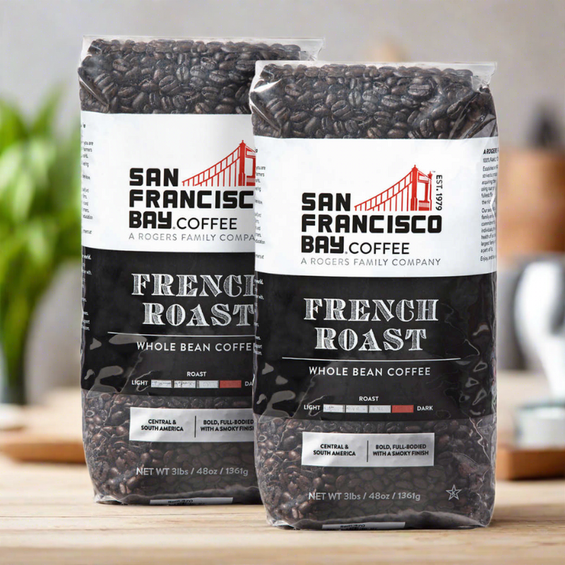 San Francisco French Roast Whole Bean Coffee 3 lb, 2-pack