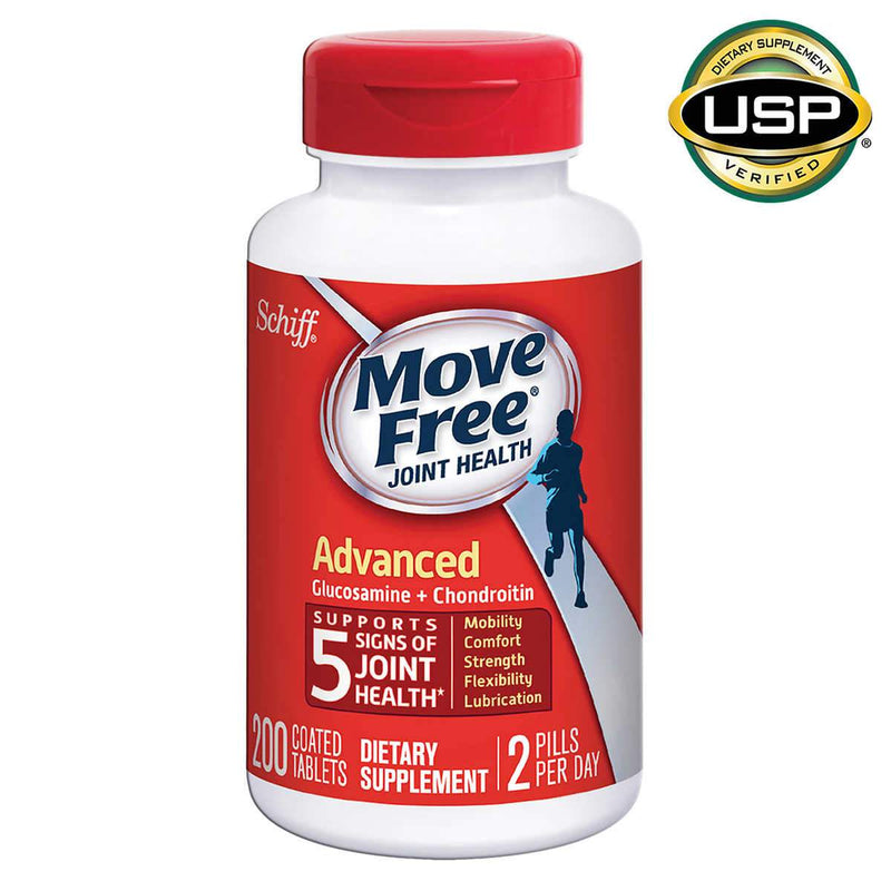 Schiff Move Free Advanced Joint Supplement, 200 Tablets