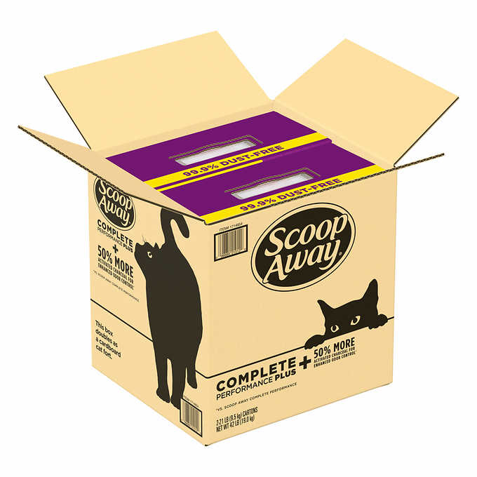 Scoop Away Complete Performance Plus, Scented Cat Litter, 42 Pounds