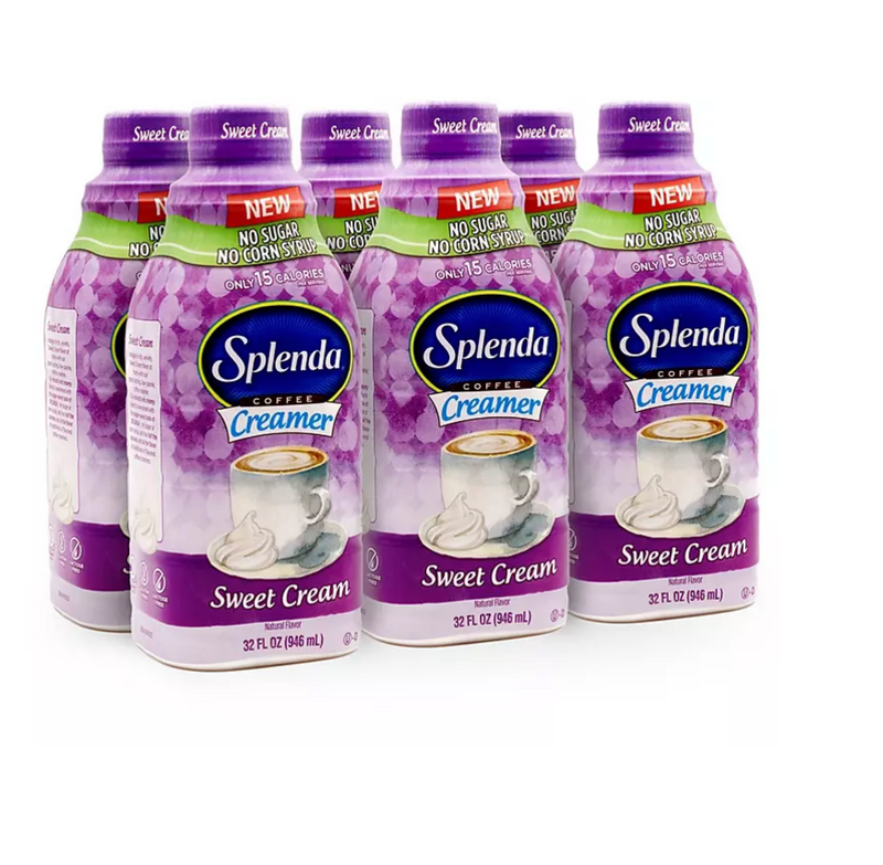 SPLENDA Coffee Creamer, Sweet Cream (32 oz., 6 pk.)