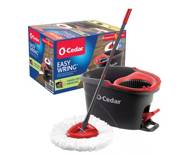 O-Cedar EasyWring Spin Mop and Bucket System