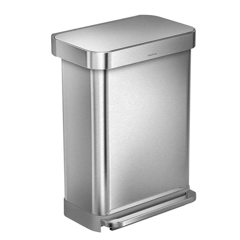 Simplehuman 55L Rectangular Step Can and 4.5L Round Step Can ) | Home Deliveries