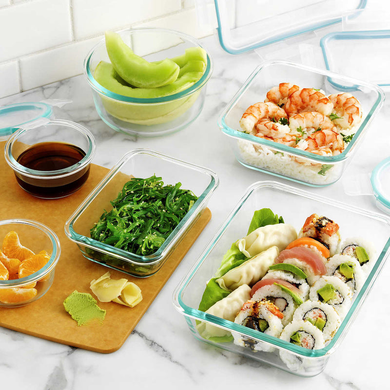 Snapware Pyrex 18-piece Glass Food Storage Set ) | Home Deliveries