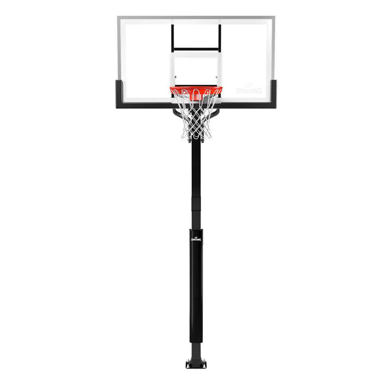 Spalding 60  Glass Screw Jack In-Ground Basketball Hoop ) | Home Deliveries