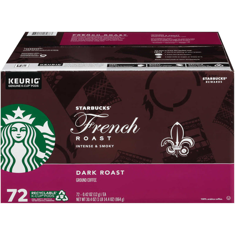 Starbucks Dark French Roast K-Cup, 72-count ) | Home Deliveries