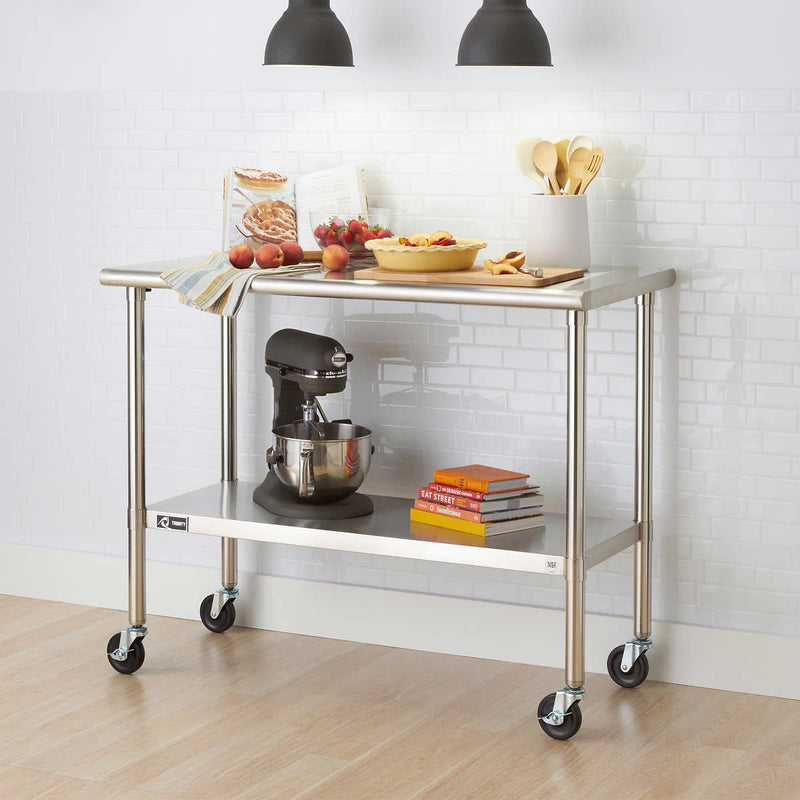 TRINITY Stainless Steel Prep Table ) | Home Deliveries