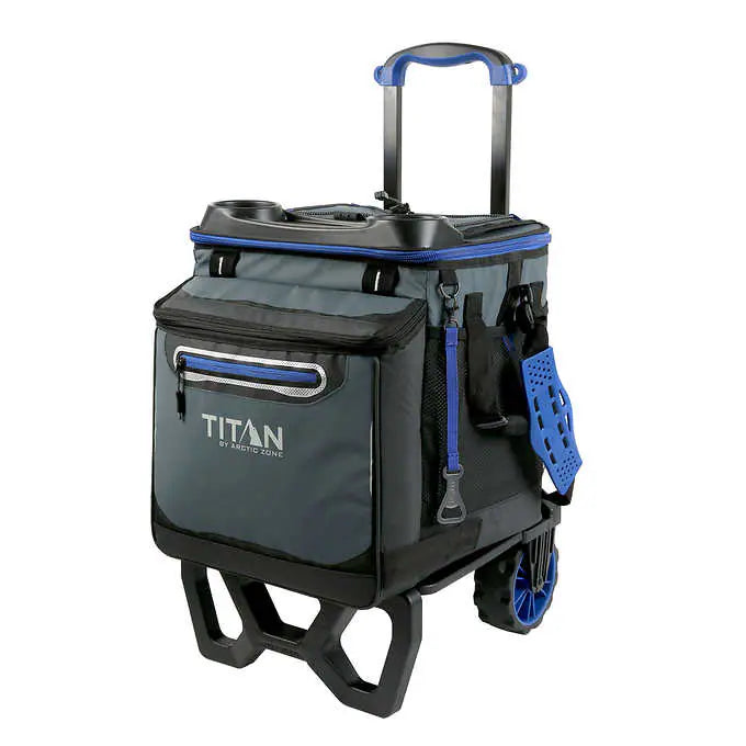 Titan Deep Freeze 60 (50+10) Can High Performance Rolling Cooler