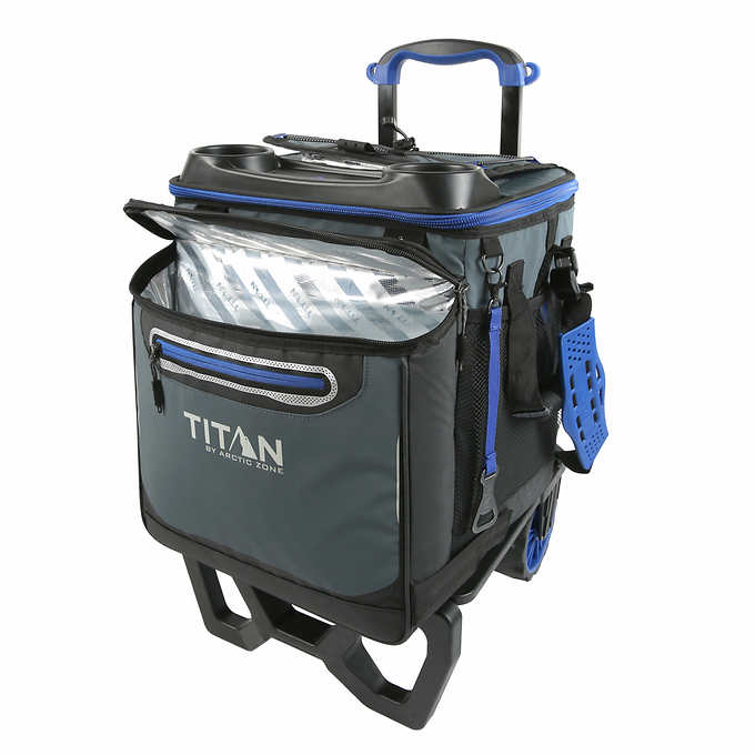 Titan Deep Freeze 60 (50+10) Can High Performance Rolling Cooler