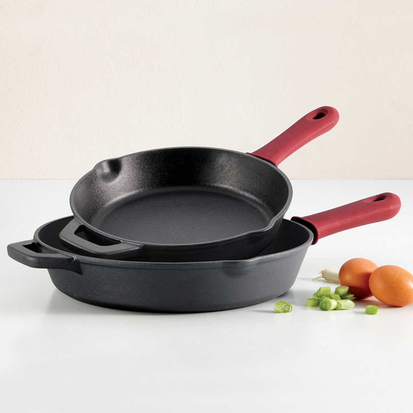 Tramontina 2-piece Cast Iron Skillets