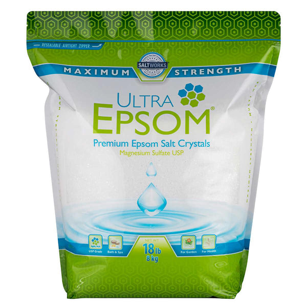 Ultra Epsom Unscented Bath Salt, 18 Pound Bag ) | Home Deliveries