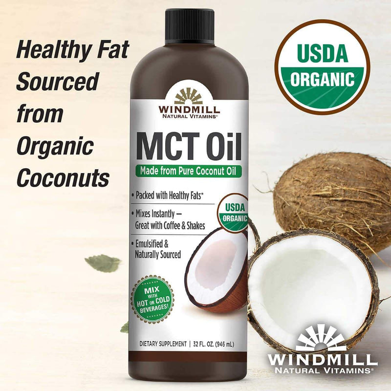 Windmill USDA Organic MCT Oil, 32 Ounces - Home Deliveries