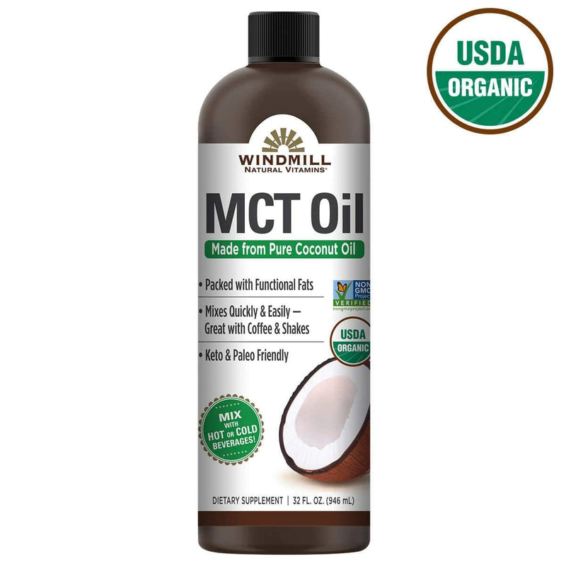 Windmill USDA Organic MCT Oil, 32 Ounces - Home Deliveries