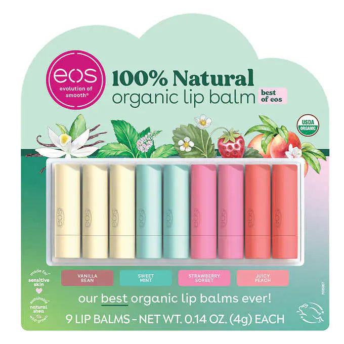 eos Best of eos Lip Balm, 9 Sticks