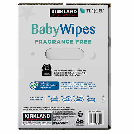 Kirkland Signature Baby Wipes Fragrance Free, 900-count ) | Home Deliveries