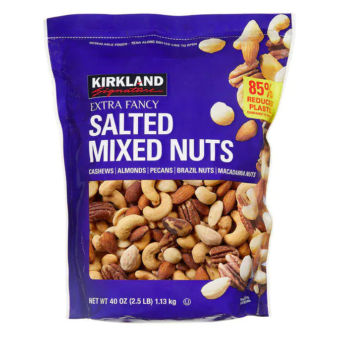 Kirkland Signature Extra Fancy Mixed Nuts, 2.5 lbs